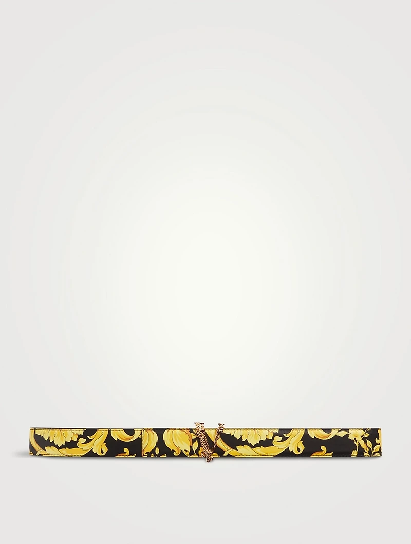 Virtus Barocco Leather Belt