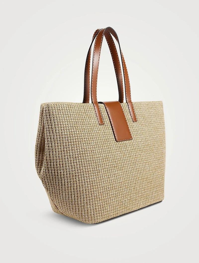 Mercato Raffia Tote Bag