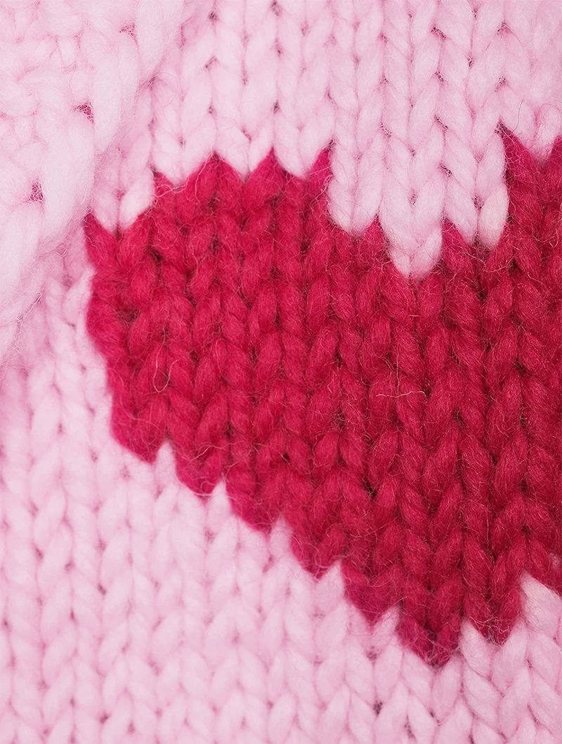 Kids Wool Heart Cardigan