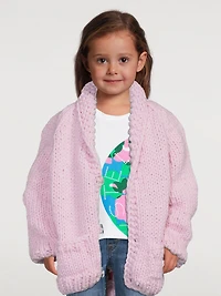 Kids Wool Ski Cardigan