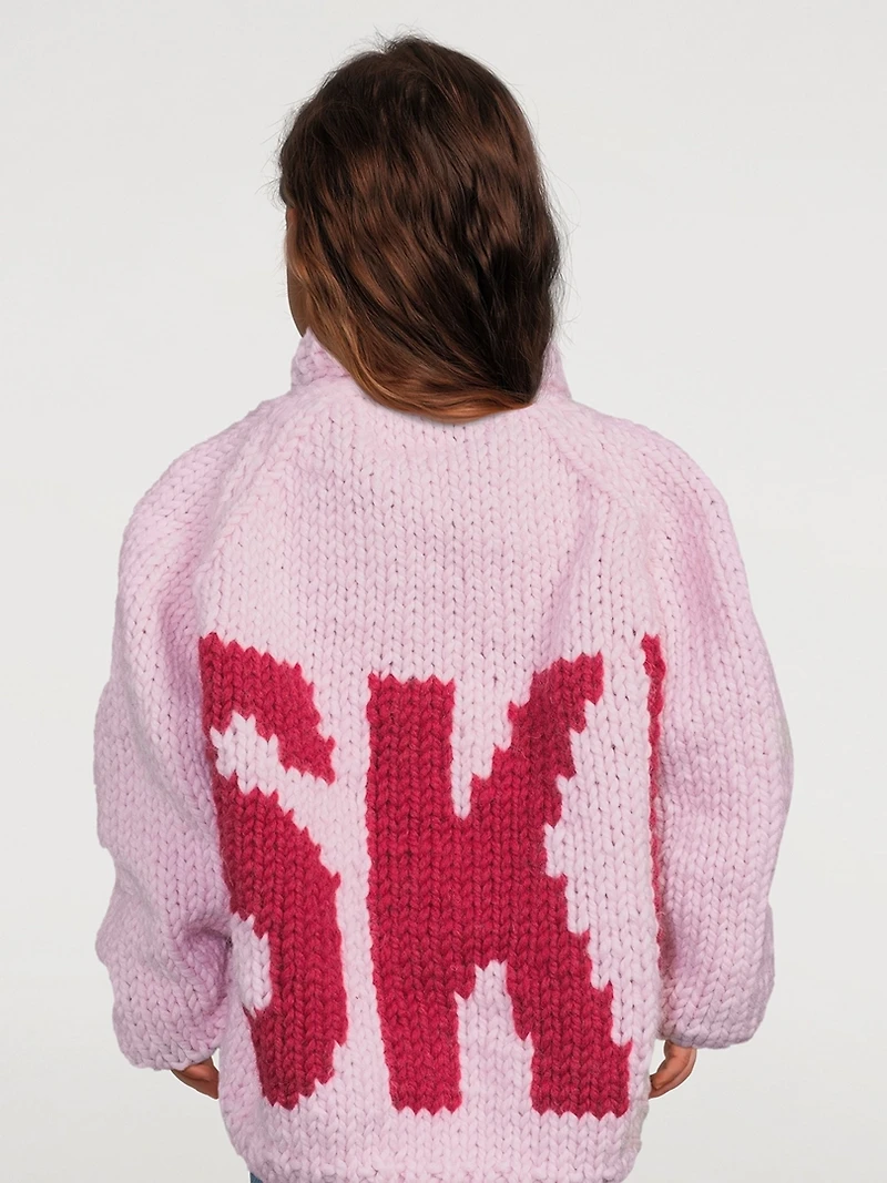 Kids Wool Ski Cardigan