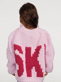 Kids Wool Ski Cardigan