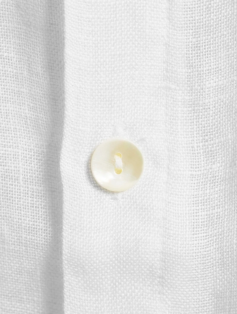 Playa Linen Oversized Shirt Dress