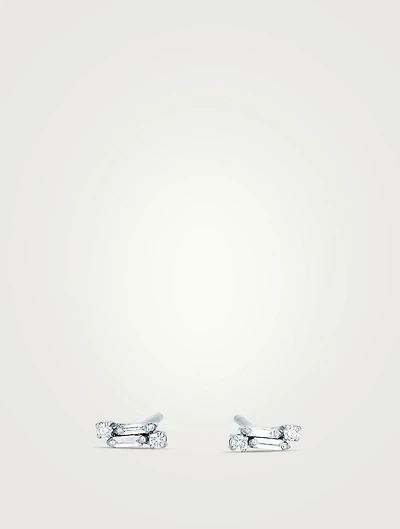 18K Gold Classic Diamond Stud Earrings