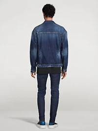Wool And Denim Layered Jacket
