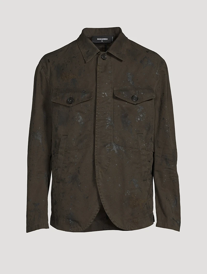 Drawstring Trench Jacket