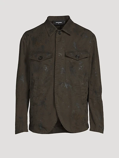 Drawstring Trench Jacket