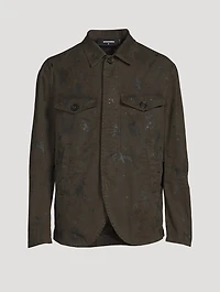 Drawstring Trench Jacket