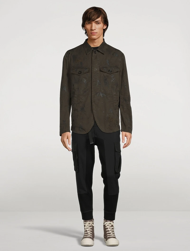 Drawstring Trench Jacket