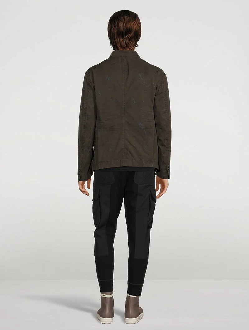 Drawstring Trench Jacket