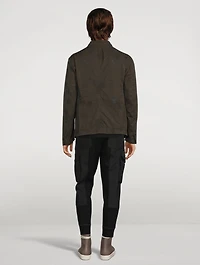Drawstring Trench Jacket