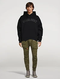 Cotton Logo Oversized Hoodie