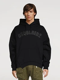Cotton Logo Oversized Hoodie