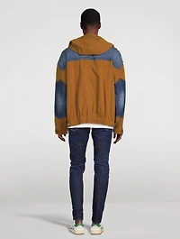 Cotton Stretch And Denim Jacket