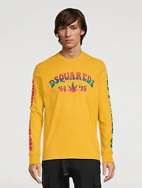 Cotton Logo Long-Sleeve T-Shirt