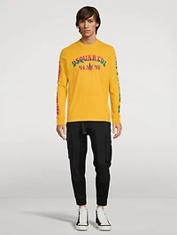 Cotton Logo Long-Sleeve T-Shirt