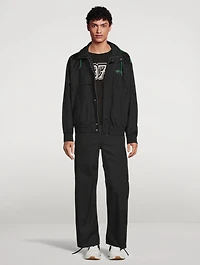 Windbreaker Jacket With Hood