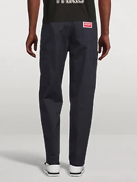 Cotton Cargo Jogger Pants