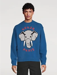 Elephant Wool-Blend Sweater