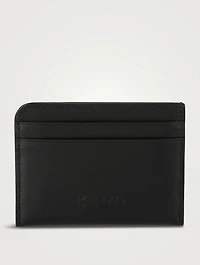 Boke Flower Leather Card Case