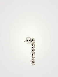 Mini Savannah 18K White Gold Diamond Drop Earrings