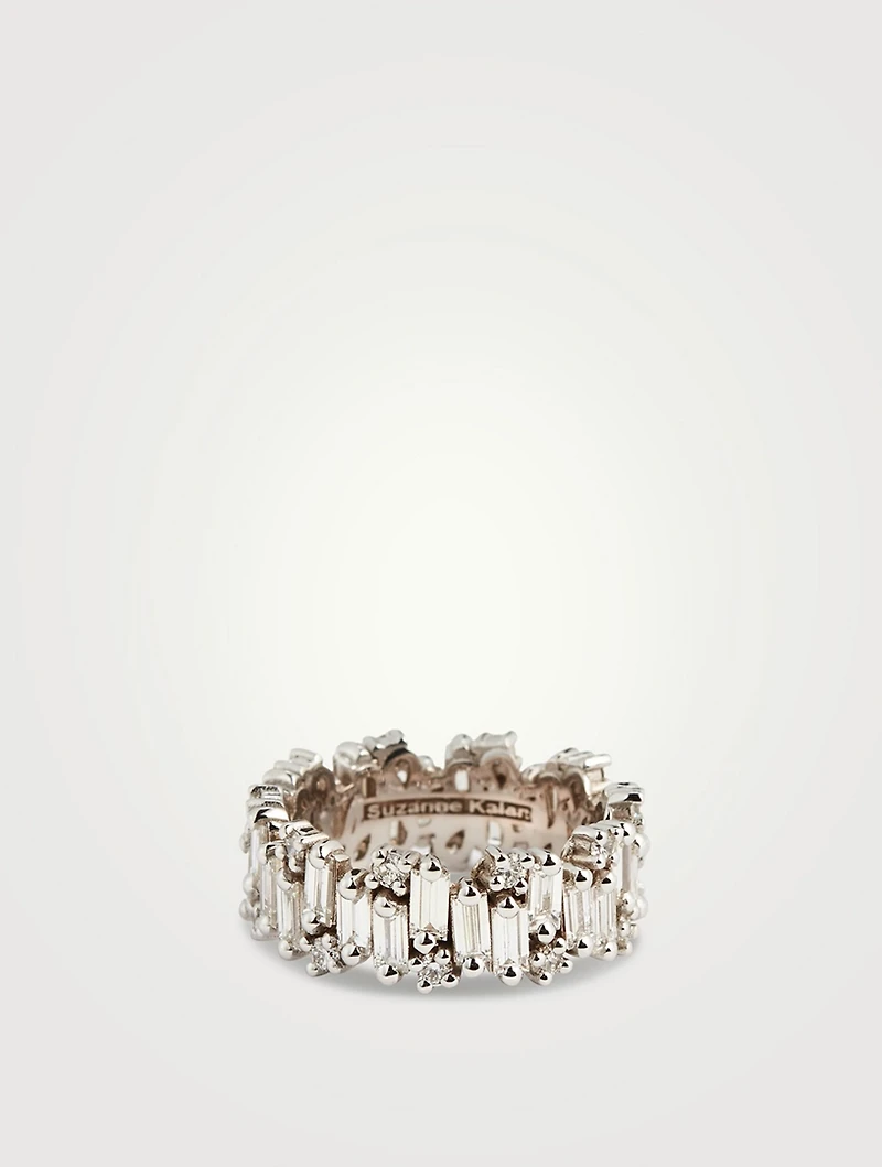 Shimmer Audrey 18K White Gold Diamond Eternity Band
