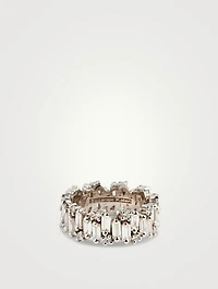 Shimmer Audrey 18K White Gold Diamond Eternity Band
