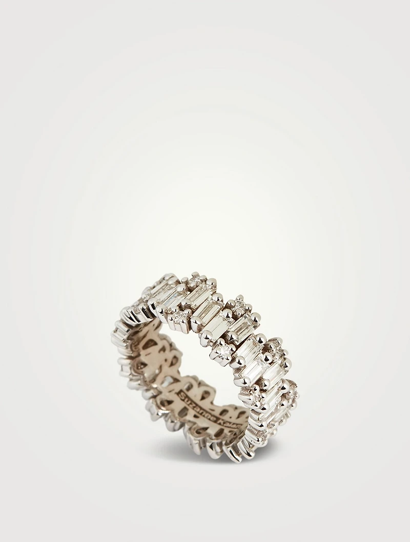 Shimmer Audrey 18K White Gold Diamond Eternity Band