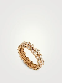 18K Gold Double Eternity Band