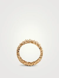 18K Gold Double Eternity Band