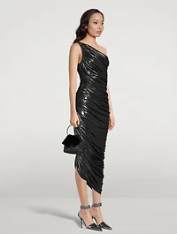 Bon Bon Crystal Mesh Clutch With Velvet Bow