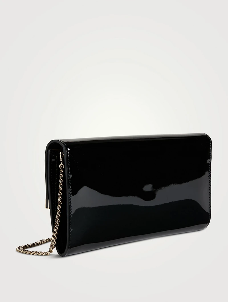 Emmie Patent Leather Clutch