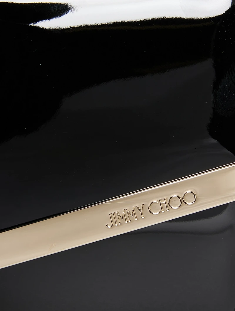Emmie Patent Leather Clutch