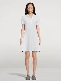 Flared Polo Mini Dress