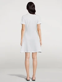 Flared Polo Mini Dress