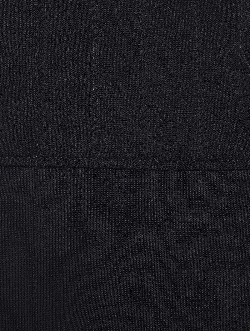 Pointelle Rib Short-Sleeve Cardigan