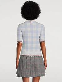 Hairline Check Merino Wool Sweater