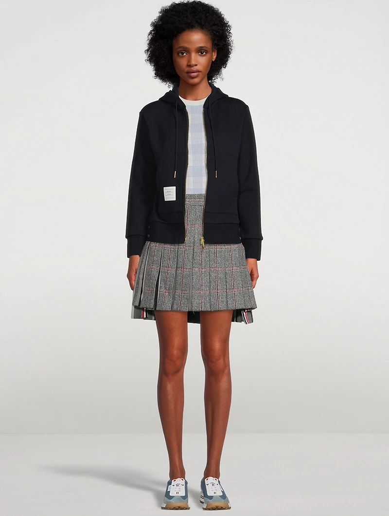 Hairline Check Merino Wool Sweater