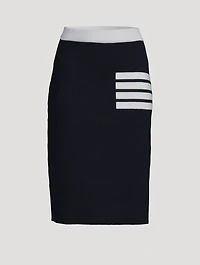 4-Bar A-Line Midi Skirt