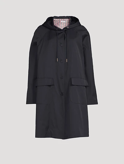 Nylon Tech Hooded Parka