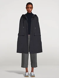 Nylon Tech Hooded Parka