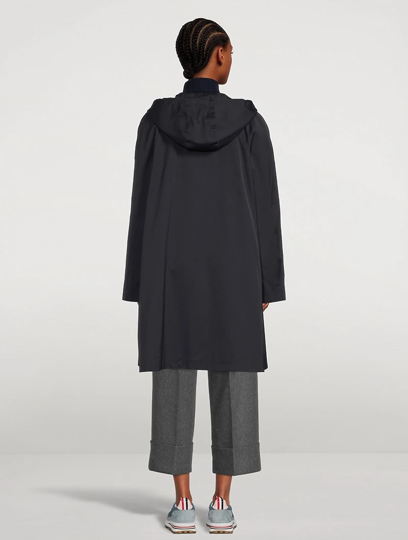 Nylon Tech Hooded Parka