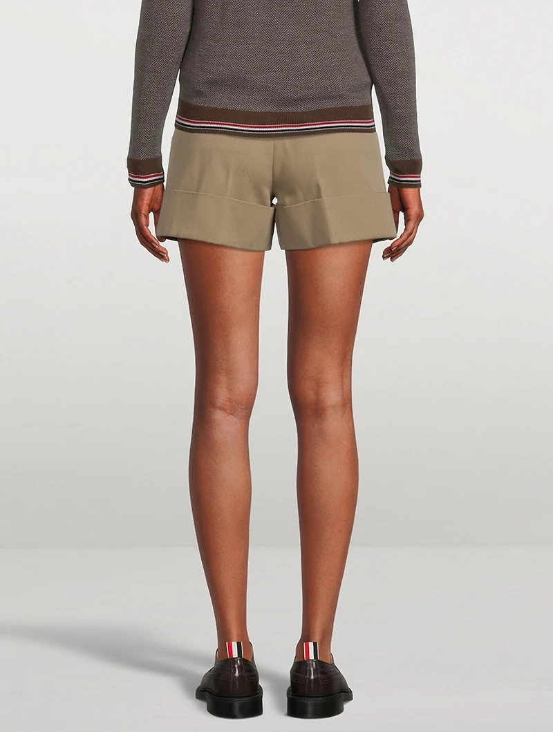Gabardine Shorts