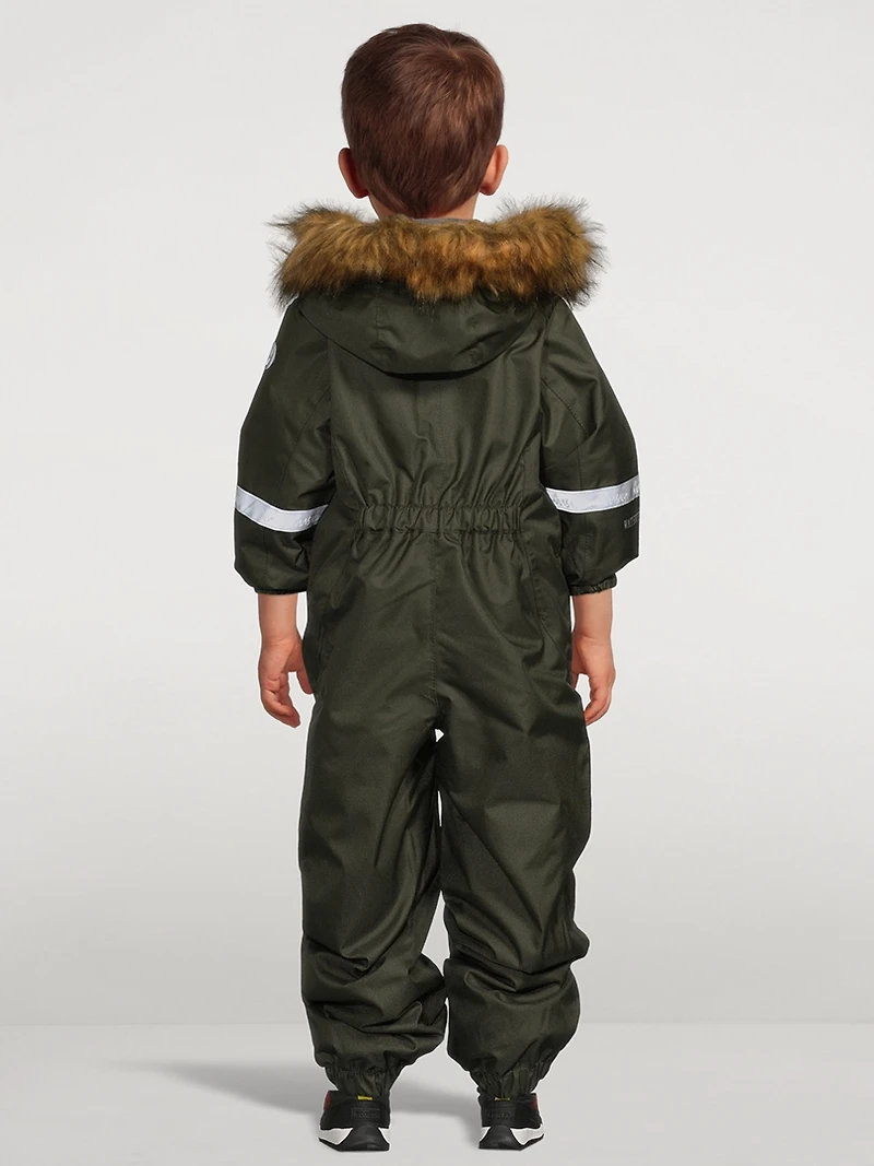 Victory Snowsuit With Faux Fur Trim