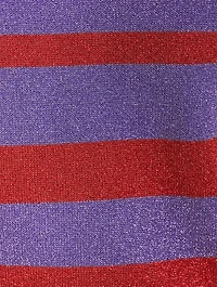 Lurex Striped Long Dress