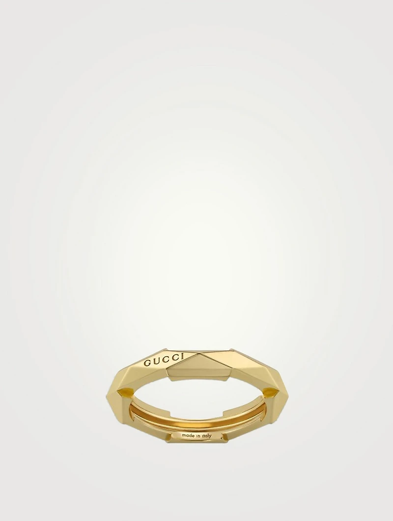 Link To Love 18K Gold Studded Ring