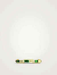 Link To Love 18K Gold Ring With Green Tourmaline