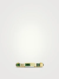 Link To Love 18K Gold Ring With Green Tourmaline