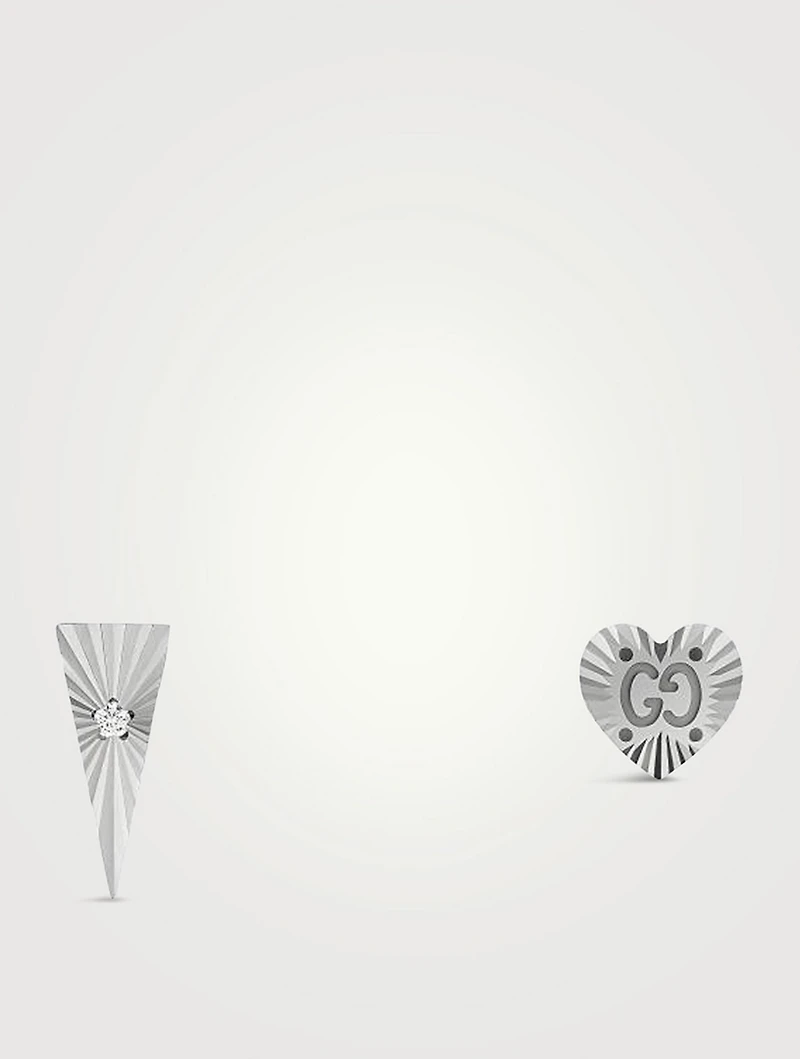 Icon 18K White Gold Earrings With Diamonds