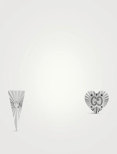 Icon 18K White Gold Earrings With Diamonds